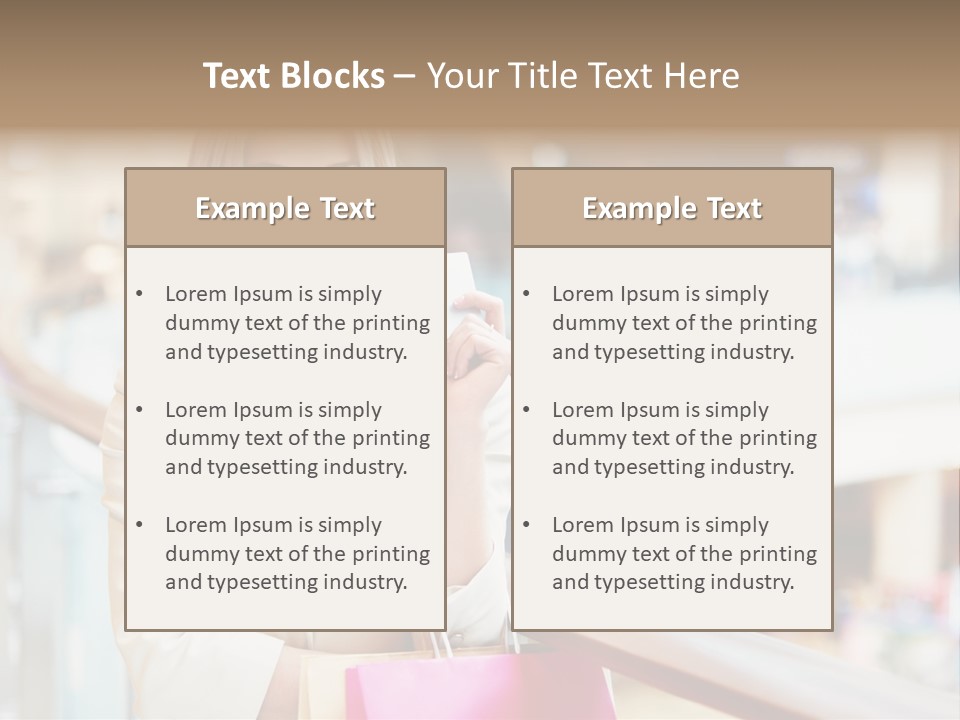 Sales Blonde Finance PowerPoint Template