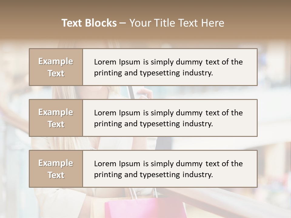 Sales Blonde Finance PowerPoint Template