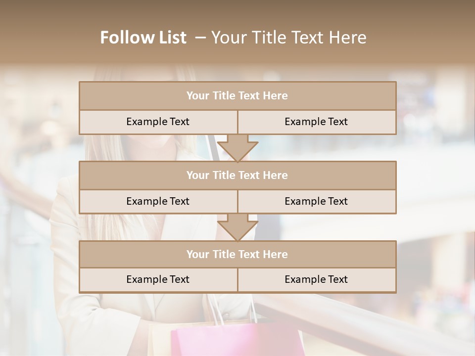 Sales Blonde Finance PowerPoint Template