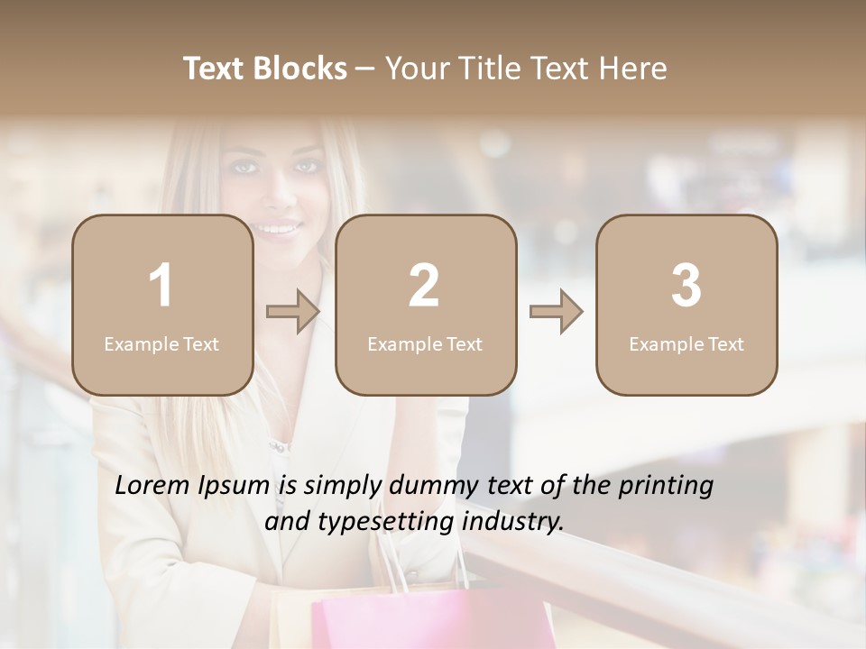 Sales Blonde Finance PowerPoint Template