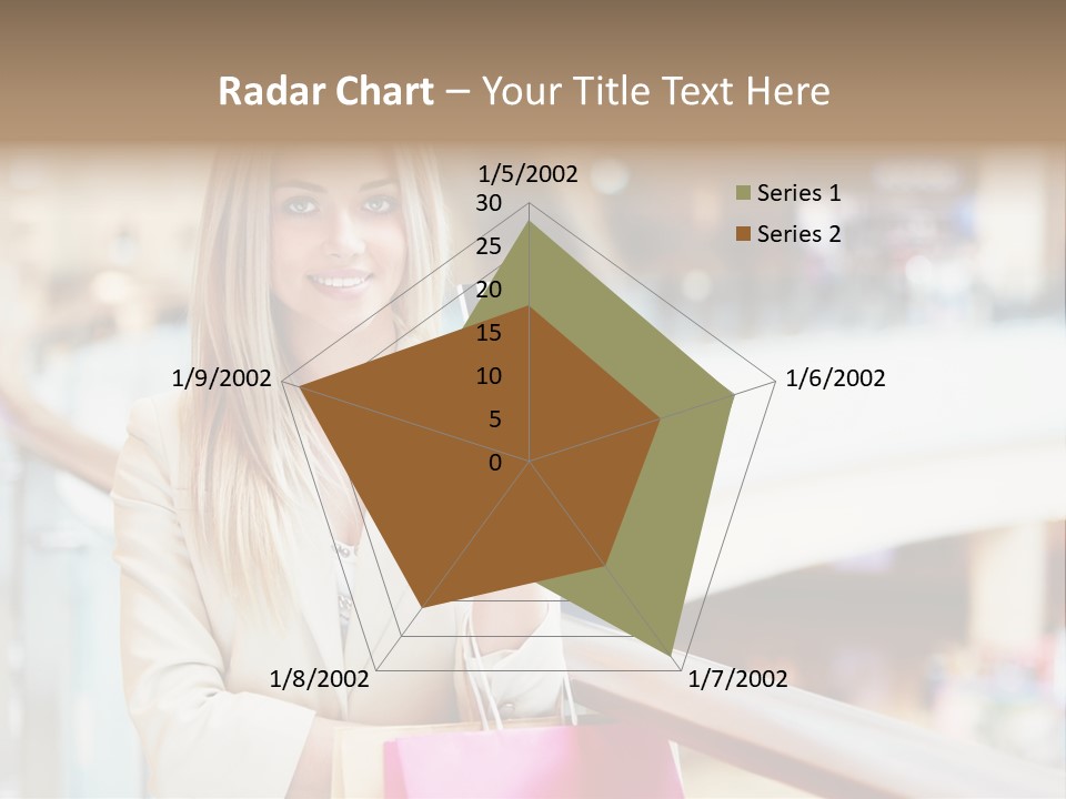Sales Blonde Finance PowerPoint Template