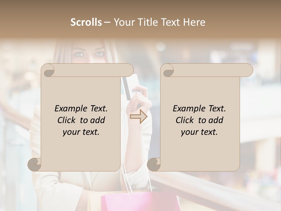 Sales Blonde Finance PowerPoint Template