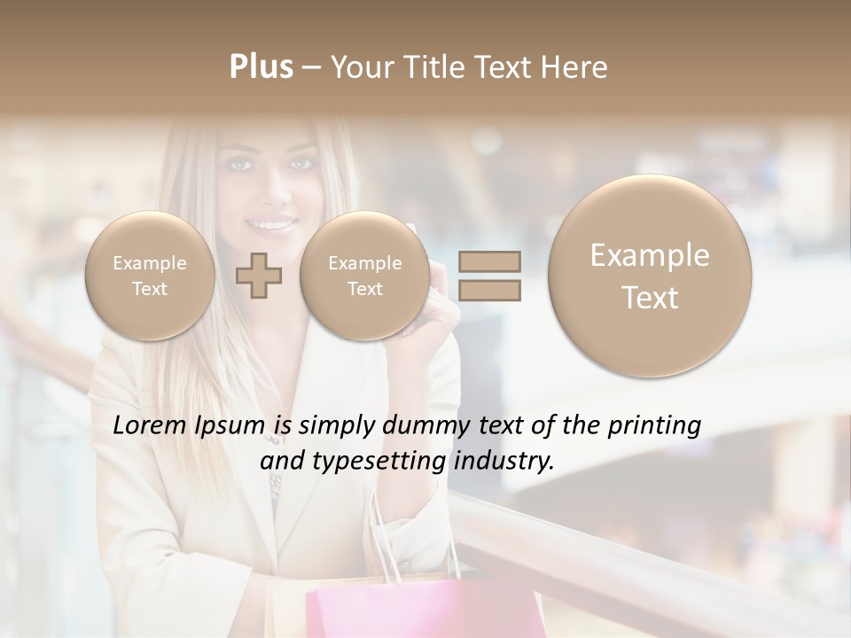 Sales Blonde Finance PowerPoint Template