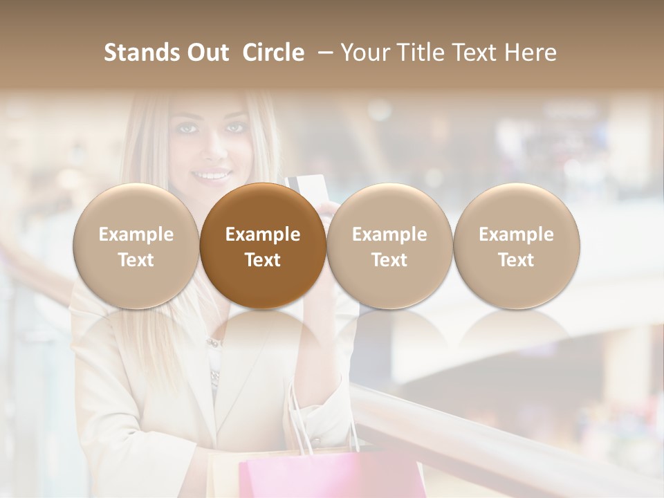 Sales Blonde Finance PowerPoint Template