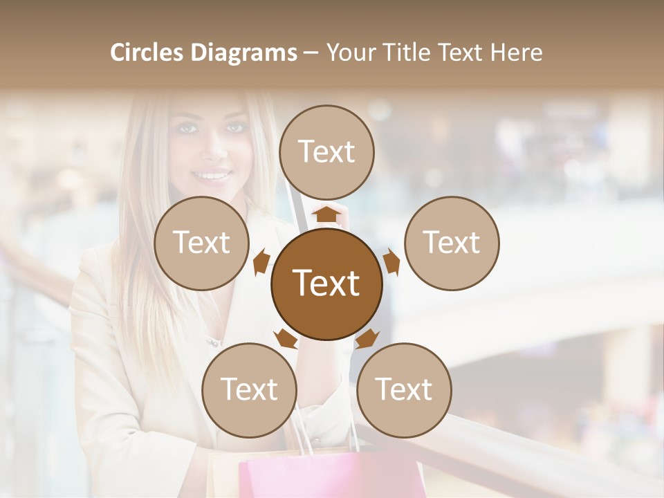 Sales Blonde Finance PowerPoint Template