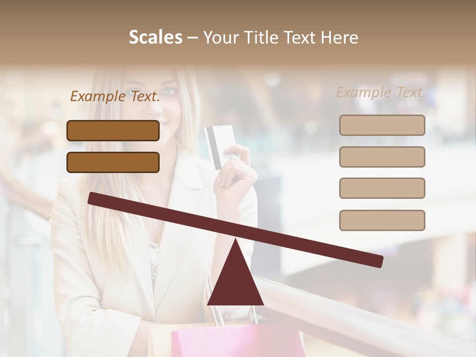 Sales Blonde Finance PowerPoint Template