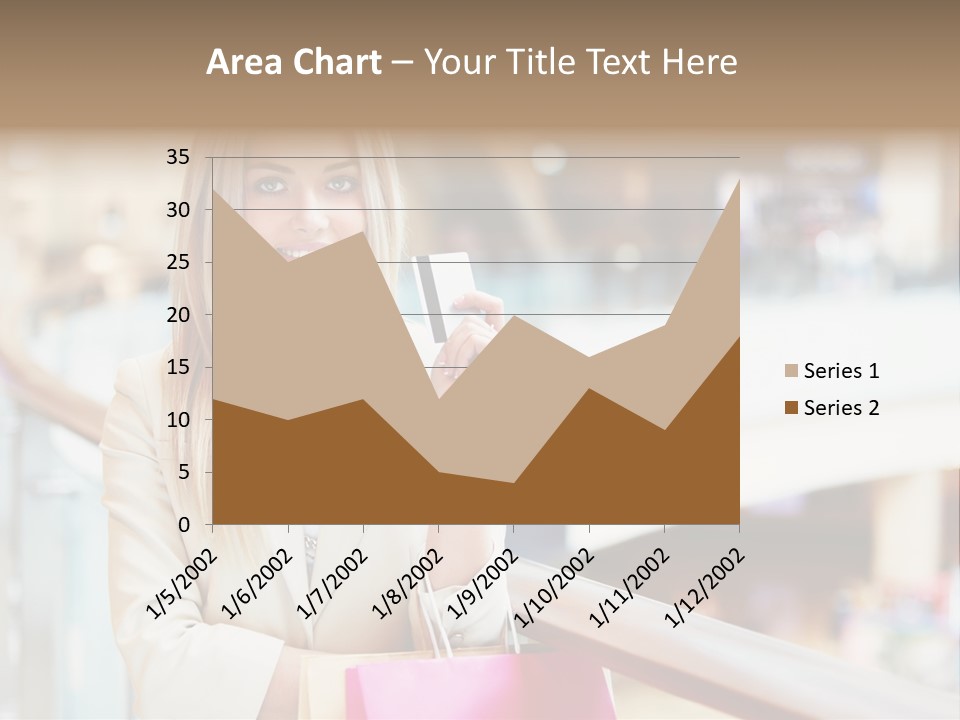Sales Blonde Finance PowerPoint Template