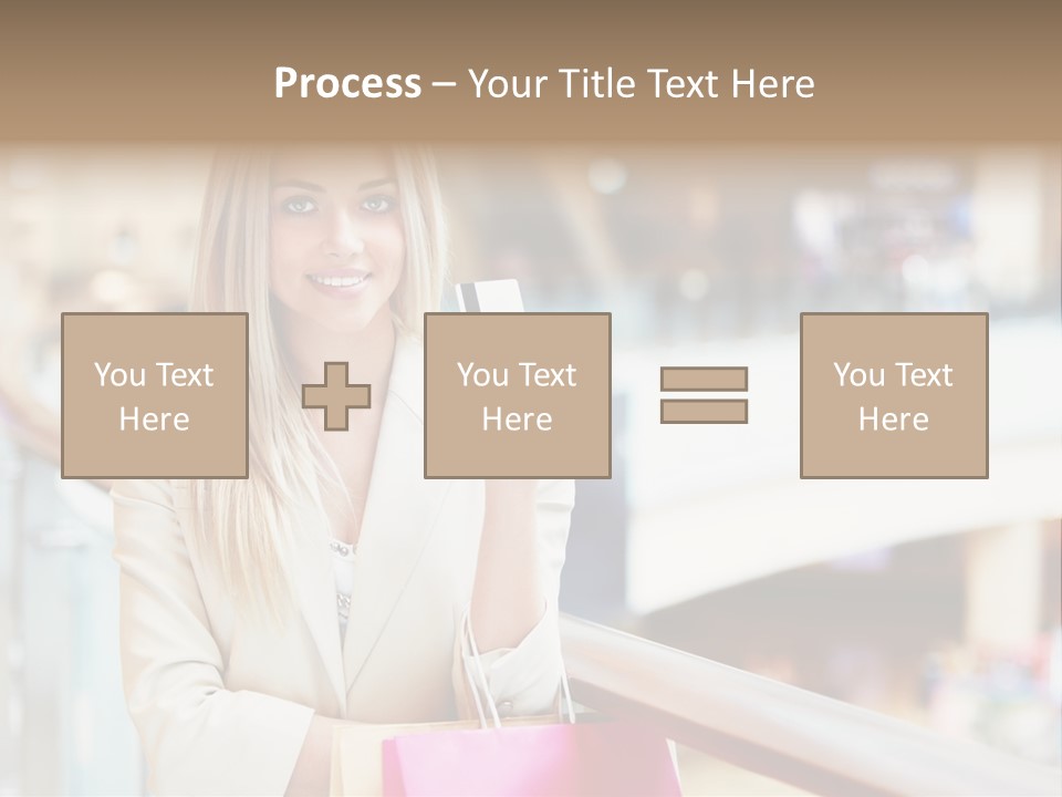 Sales Blonde Finance PowerPoint Template