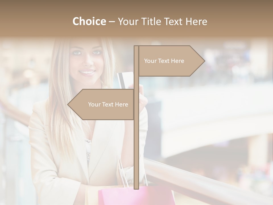 Sales Blonde Finance PowerPoint Template