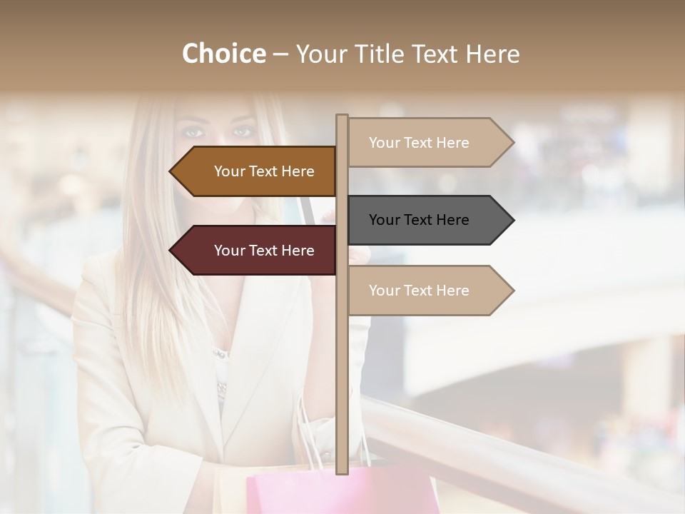 Sales Blonde Finance PowerPoint Template