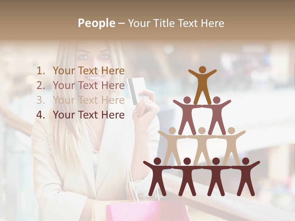 Sales Blonde Finance PowerPoint Template