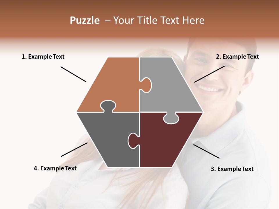 Lifestyles Smiling Female PowerPoint Template