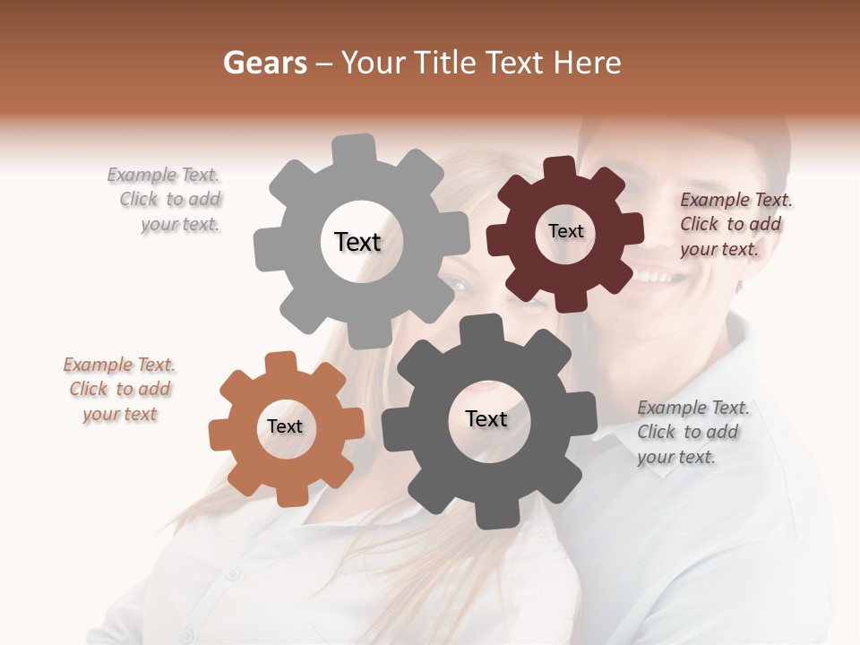 Lifestyles Smiling Female PowerPoint Template