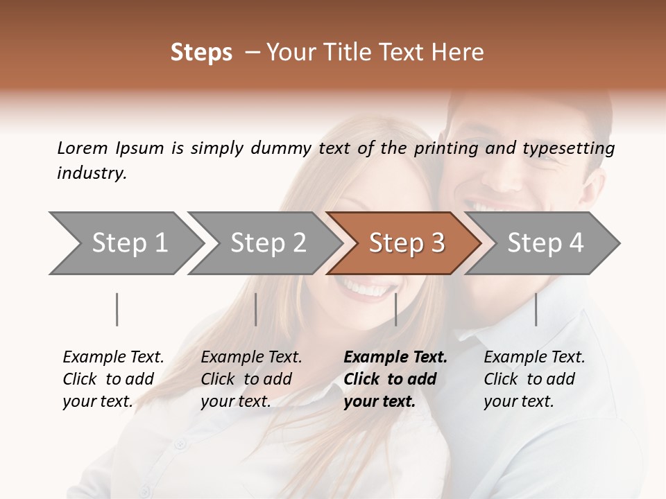 Lifestyles Smiling Female PowerPoint Template