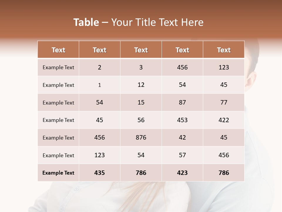 Lifestyles Smiling Female PowerPoint Template