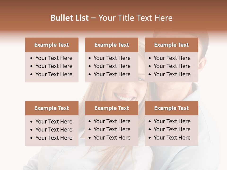 Lifestyles Smiling Female PowerPoint Template