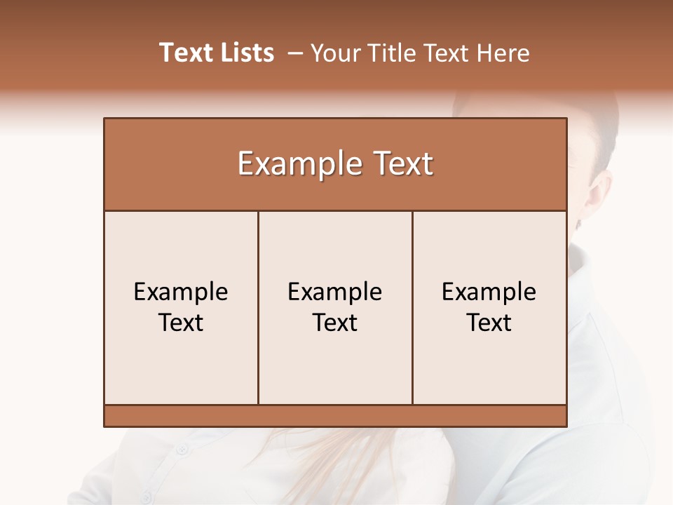 Lifestyles Smiling Female PowerPoint Template