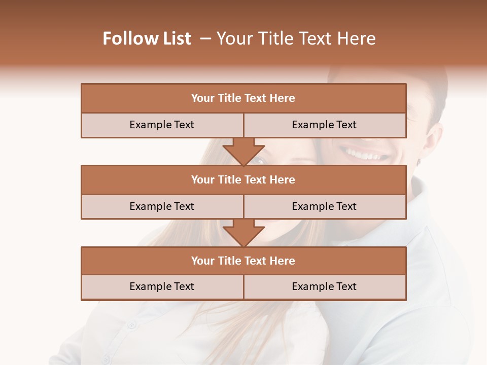 Lifestyles Smiling Female PowerPoint Template