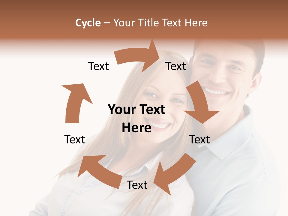 Lifestyles Smiling Female PowerPoint Template