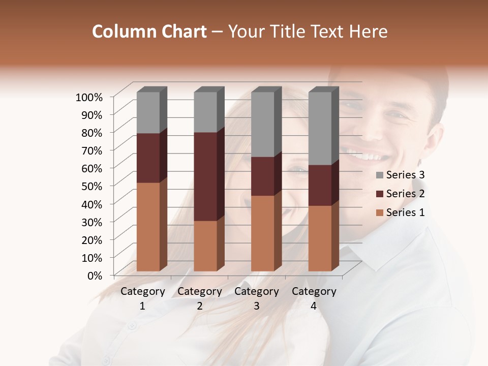 Lifestyles Smiling Female PowerPoint Template