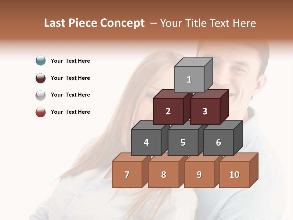 Lifestyles Smiling Female PowerPoint Template