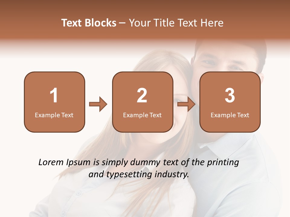 Lifestyles Smiling Female PowerPoint Template