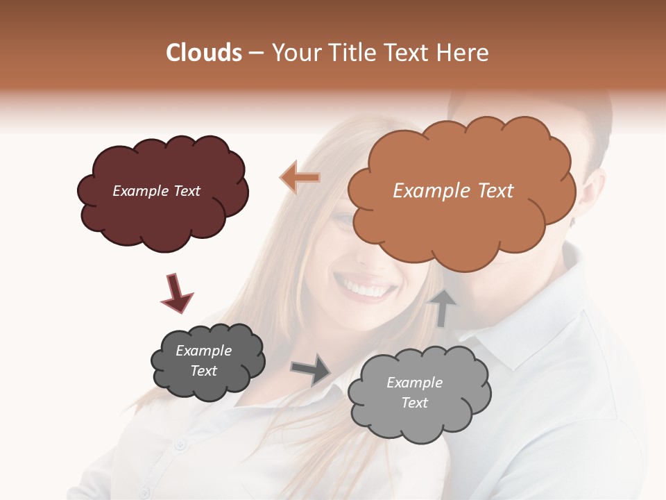 Lifestyles Smiling Female PowerPoint Template