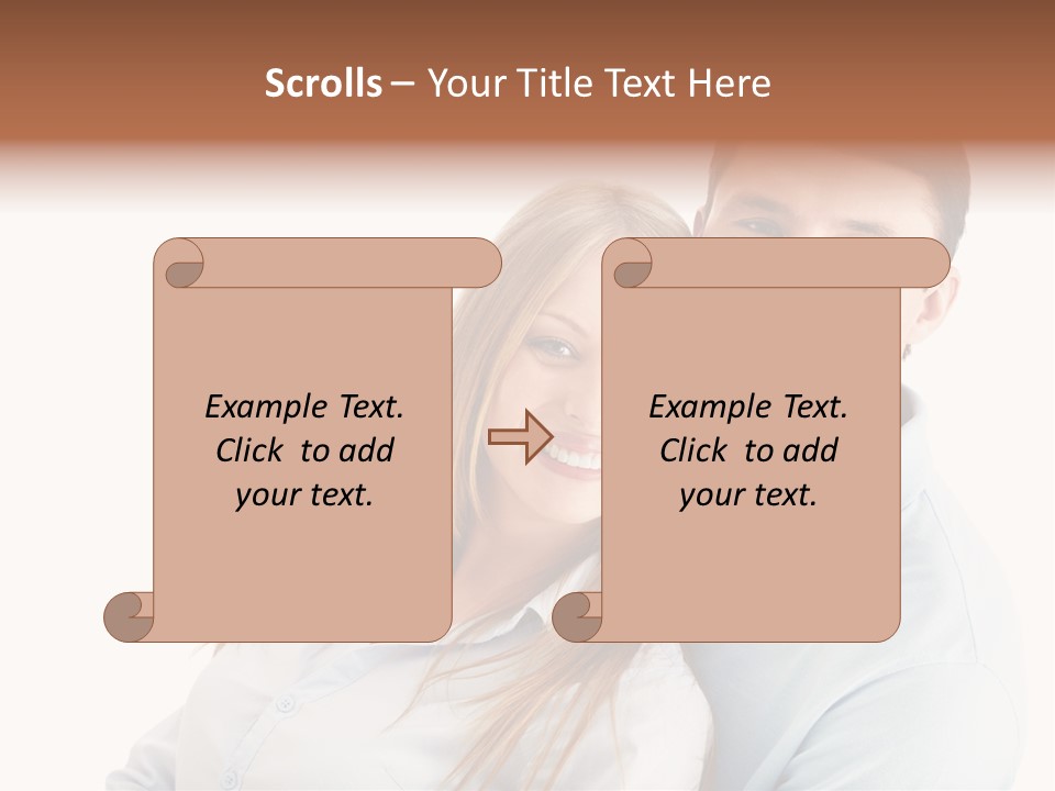 Lifestyles Smiling Female PowerPoint Template