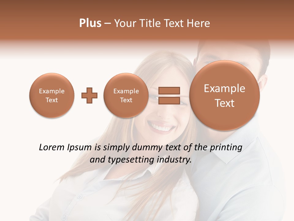 Lifestyles Smiling Female PowerPoint Template