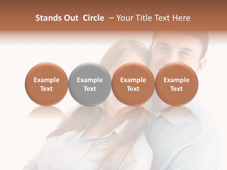 Lifestyles Smiling Female PowerPoint Template