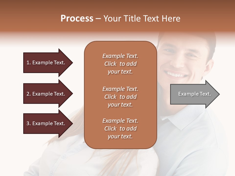 Lifestyles Smiling Female PowerPoint Template