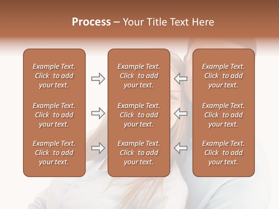 Lifestyles Smiling Female PowerPoint Template
