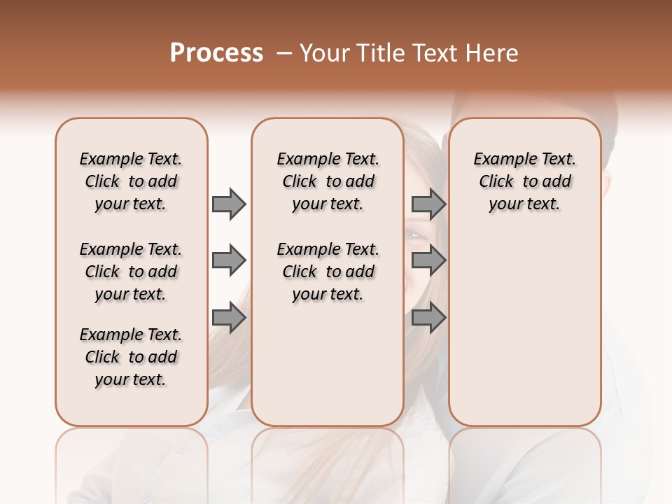 Lifestyles Smiling Female PowerPoint Template