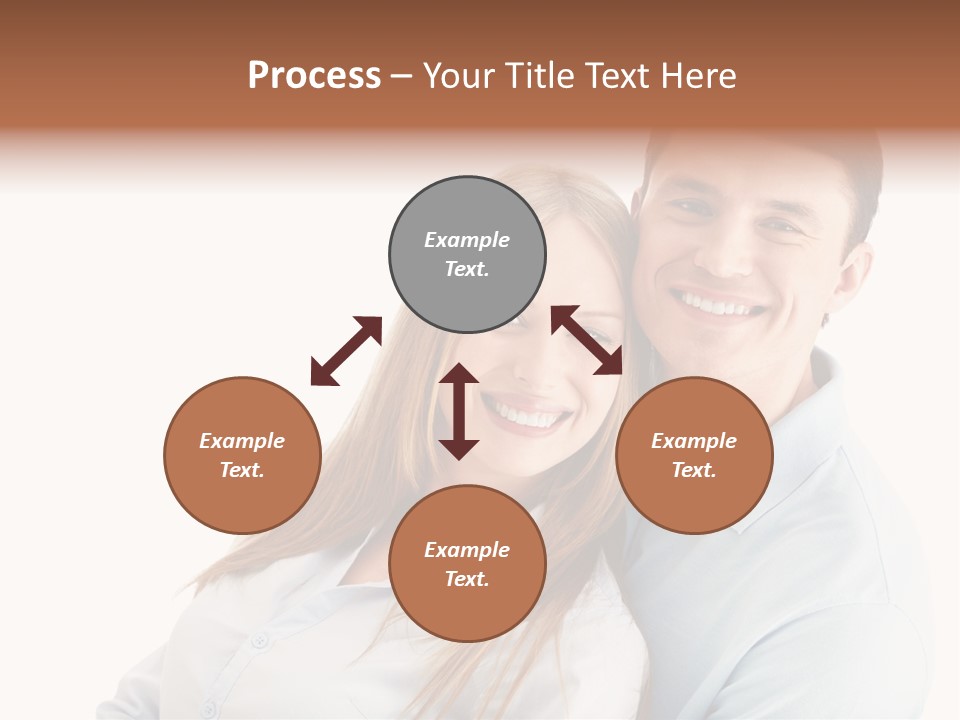 Lifestyles Smiling Female PowerPoint Template