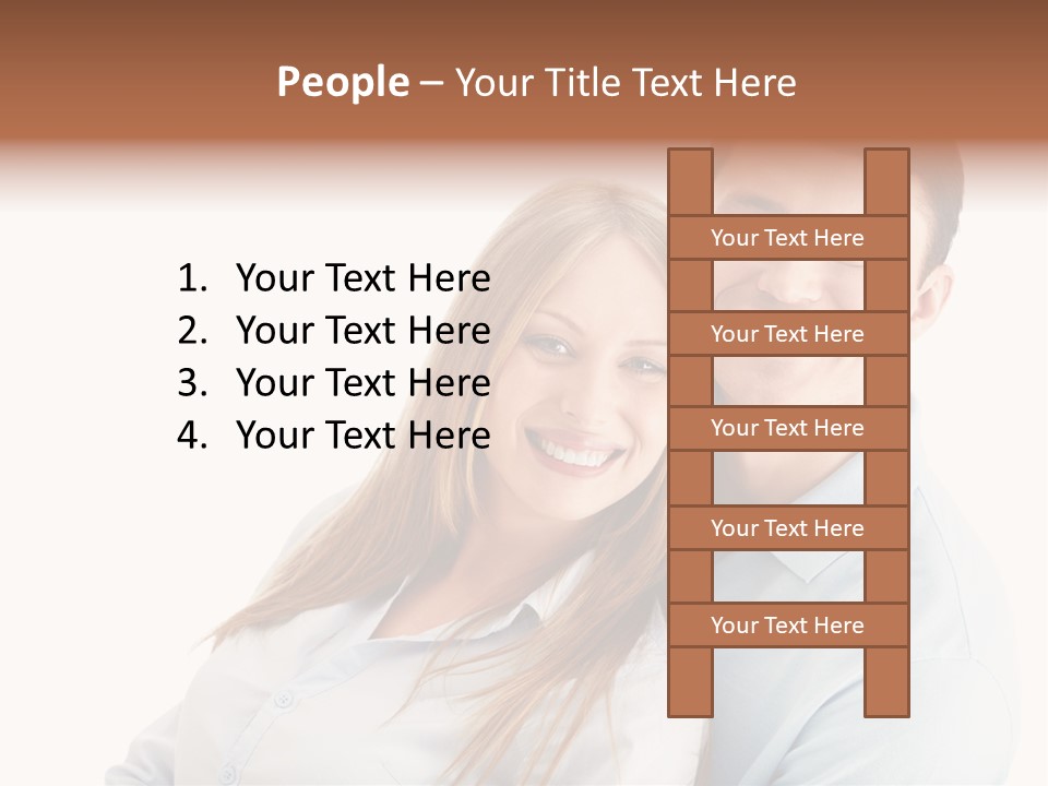 Lifestyles Smiling Female PowerPoint Template