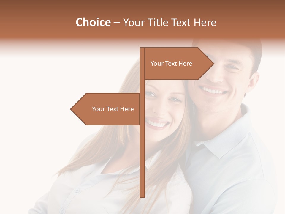 Lifestyles Smiling Female PowerPoint Template