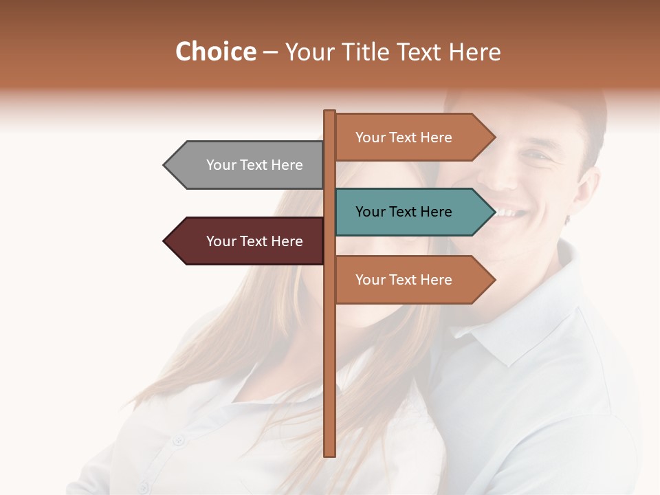 Lifestyles Smiling Female PowerPoint Template