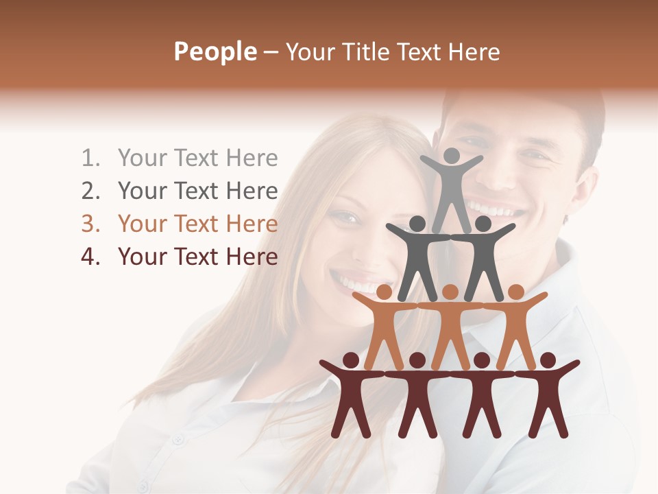 Lifestyles Smiling Female PowerPoint Template