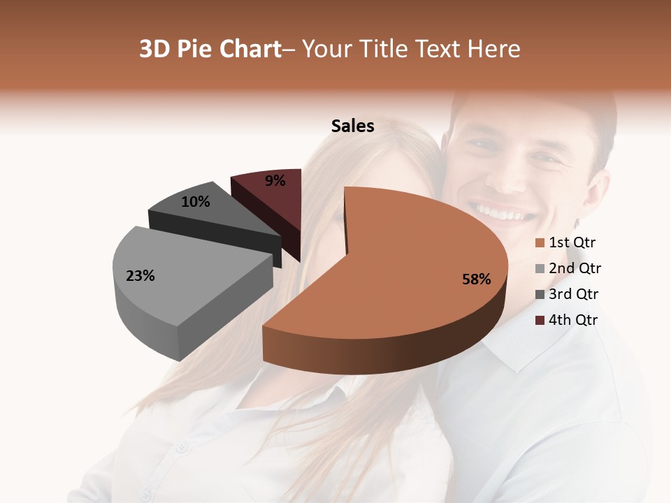 Lifestyles Smiling Female PowerPoint Template