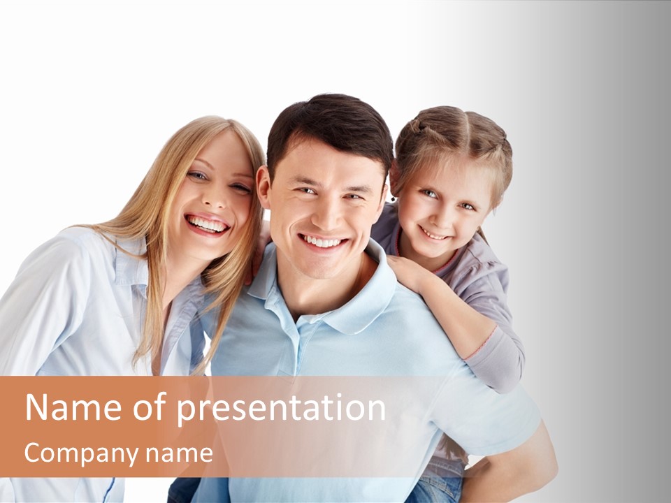 Father   Portrait PowerPoint Template