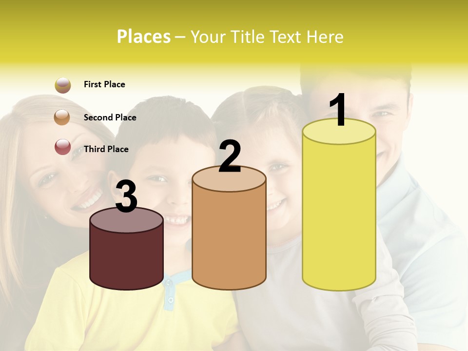 Male Portrait Happiness PowerPoint Template