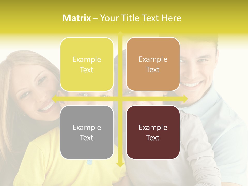 Male Portrait Happiness PowerPoint Template
