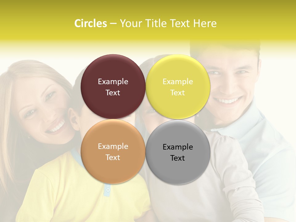 Male Portrait Happiness PowerPoint Template