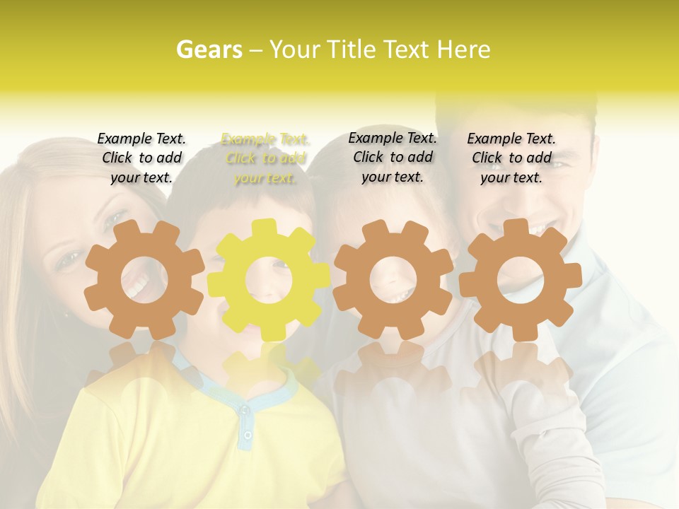 Male Portrait Happiness PowerPoint Template