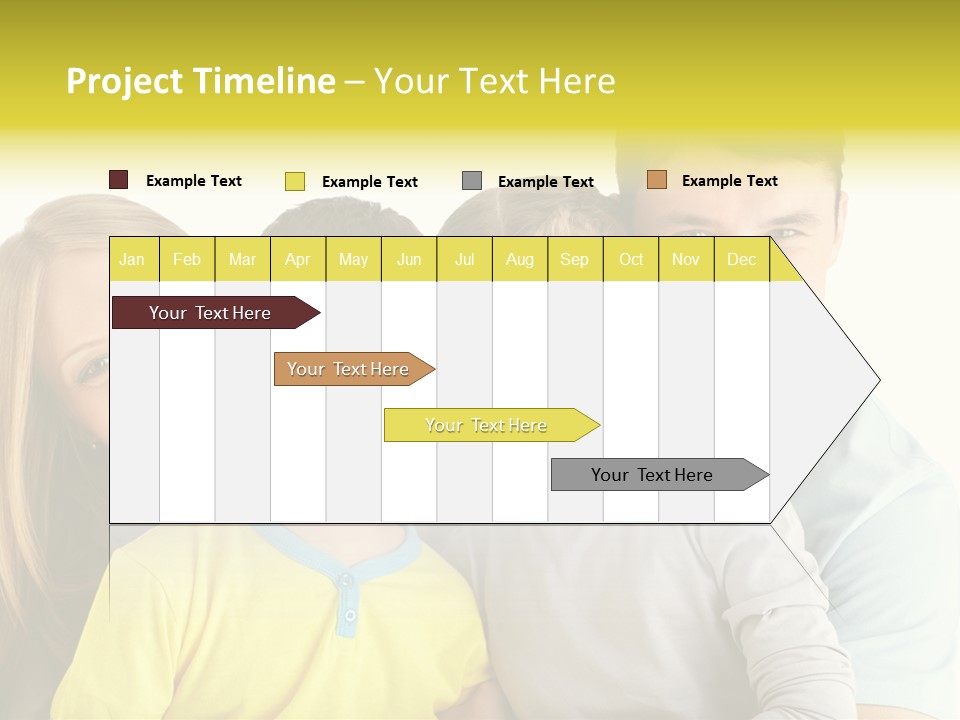 Male Portrait Happiness PowerPoint Template