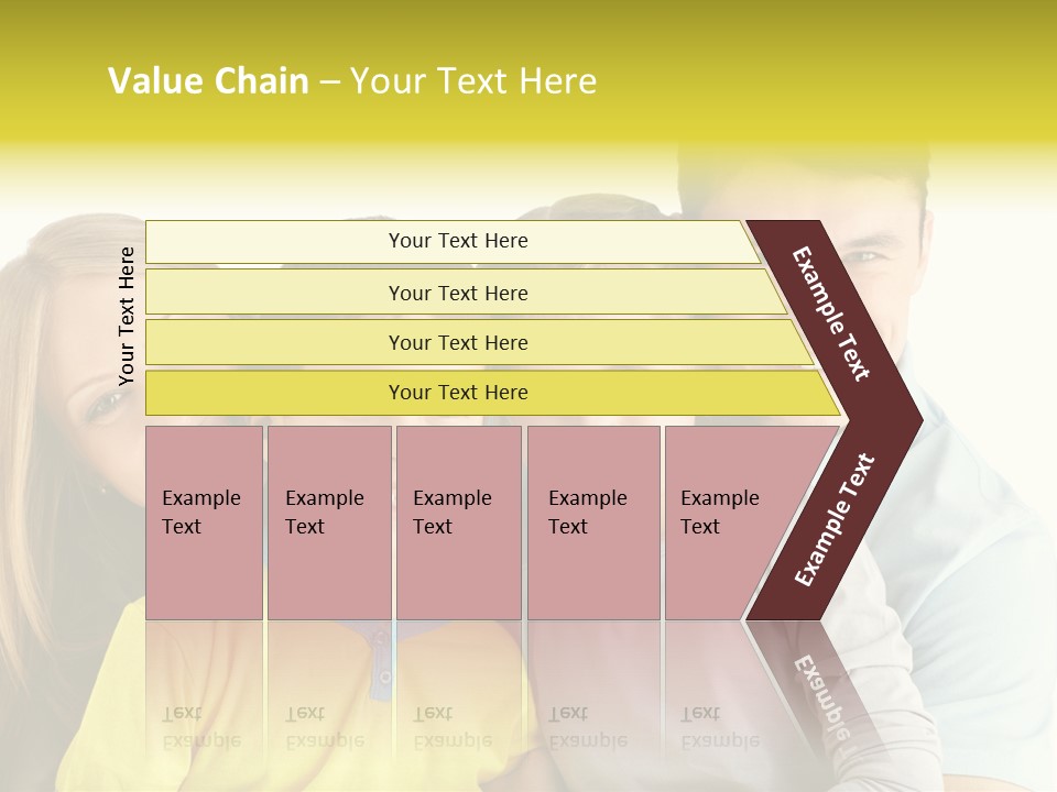 Male Portrait Happiness PowerPoint Template