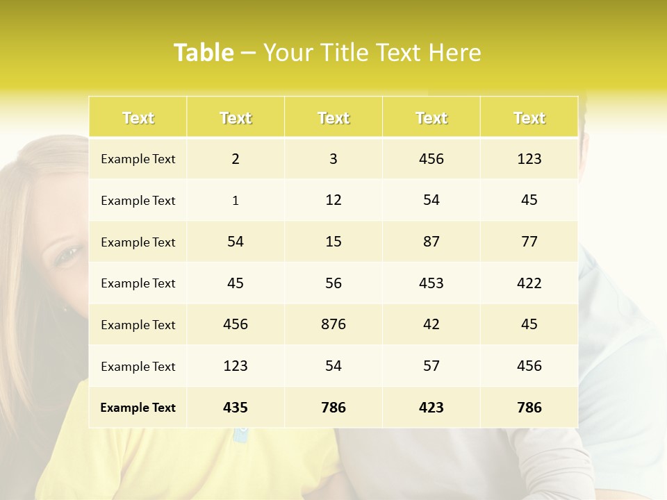 Male Portrait Happiness PowerPoint Template