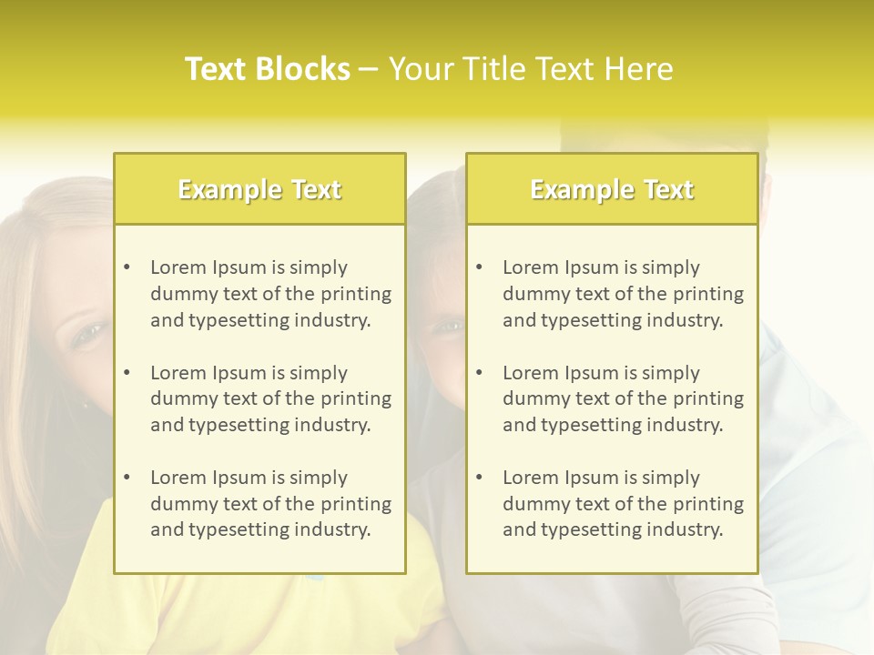Male Portrait Happiness PowerPoint Template