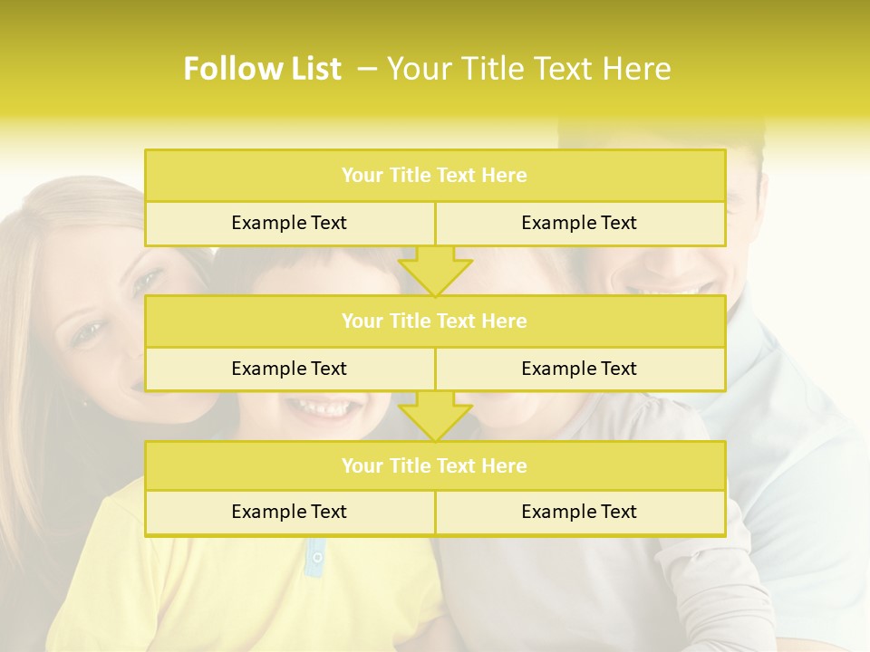 Male Portrait Happiness PowerPoint Template