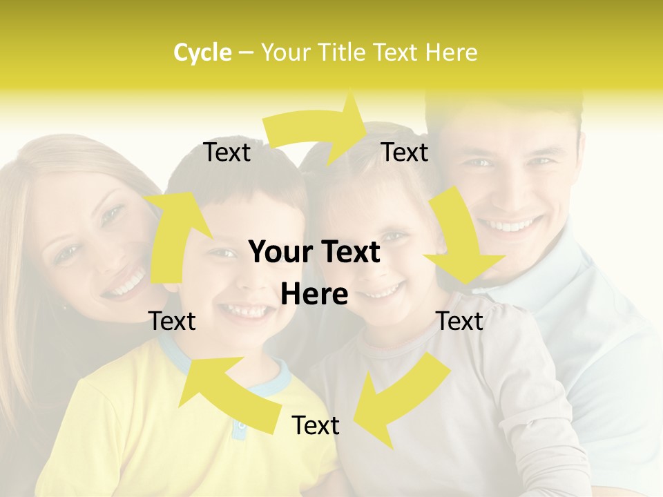 Male Portrait Happiness PowerPoint Template